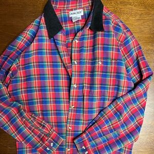 Cabin Creek Multicolor Plaid Button Down Shirt
